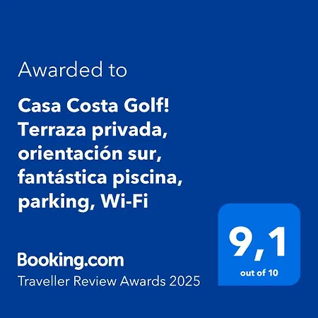 Lägenhet Casa Costa Golf! Terraza Privada, Orientacion Sur, Fantastica Piscina, Parking, Wi-fi *